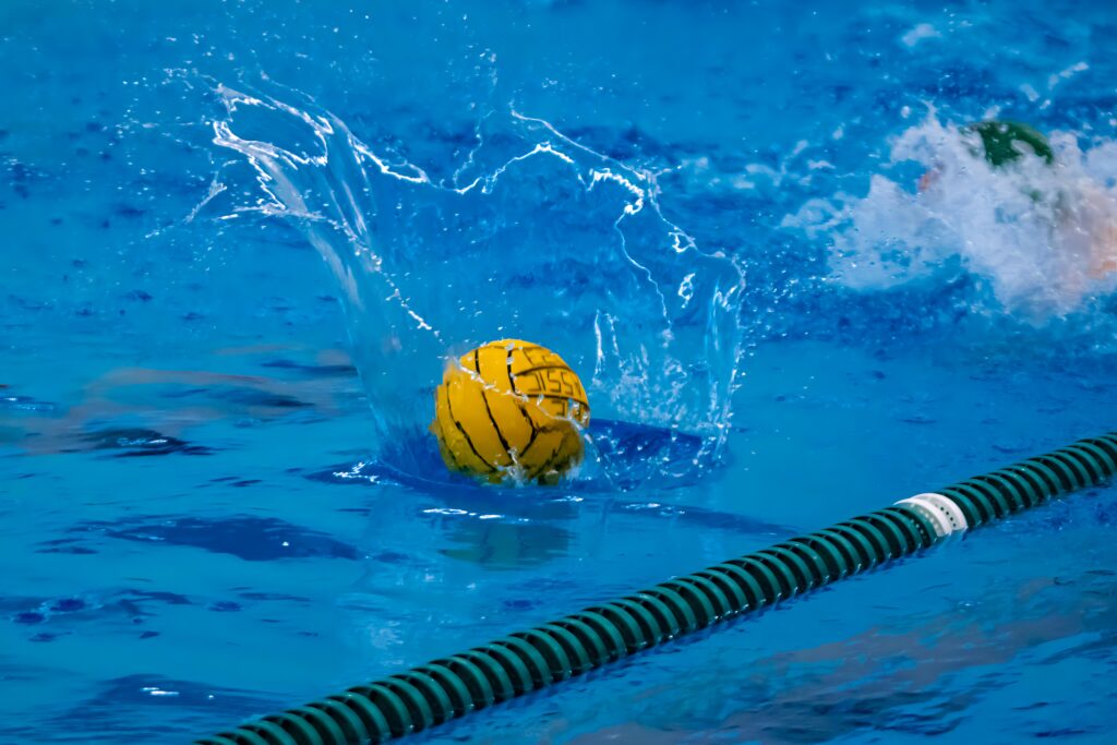 Action Photography with water polo players